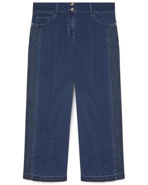 FIORELLA RUBINO Cropped Jeans - Blu
