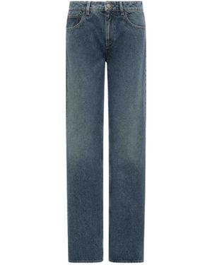 Moncler Straight Fit Jeans - Blue