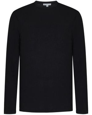 James Perse Long Sleeve Tops - Black