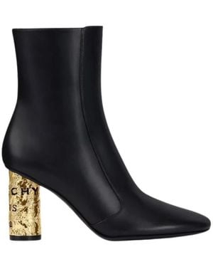 Givenchy Schoenen ,Zwart ,Leer Tape Enkellaarzen