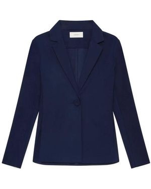Maliparmi Jassen ,Blauw ,Soft Jersey Jacket