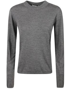 Max Mara Arsena Trui Met Ronde Hals - Grijs