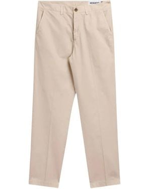 Sebago Straight Trousers - Natural