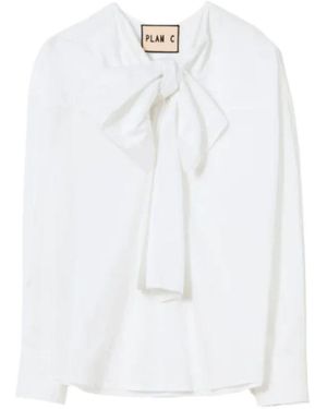 Plan C Blouses - White