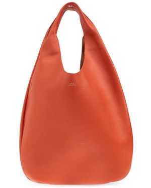 A.P.C. Schultertasche Neige - Orange