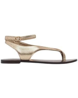 Twinset Flat Sandals - Metálico