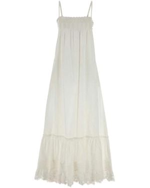 Saint Laurent Maxi Dresses - Blanco