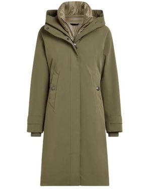 Creenstone Jassen ,Groen ,Leer Emily Long Parka