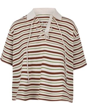 Moncler Polo Shirts - Natural