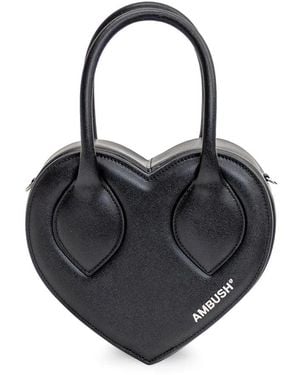 Ambush Handtasche mit herzgriff - Schwarz