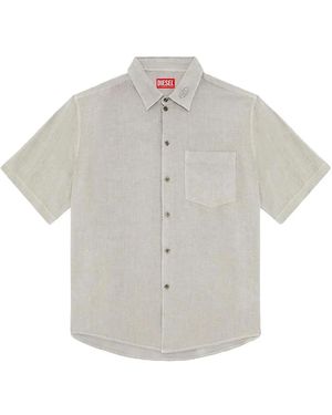 DIESEL Short Sleeve Shirts - Grigio