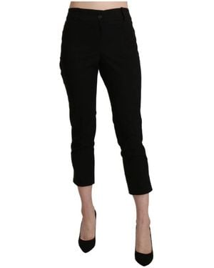 Bencivenga Cropped Trousers - Negro