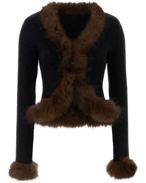 Self-Portrait Cardigans - Black