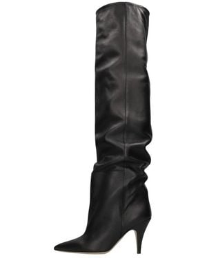 KHAITE Schoenen ,Zwart ,Leer River Knee High Boot 90