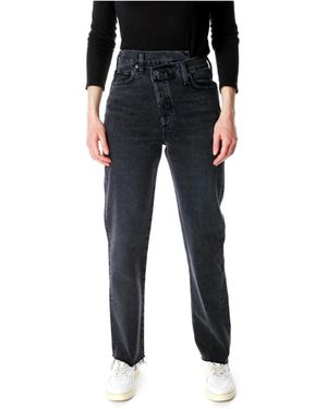 Agolde Loose-Fit Jeans - Black
