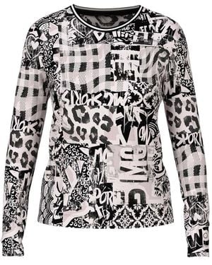 Marc Cain Long Sleeve Tops - Zwart