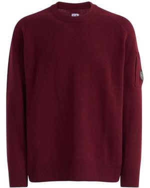C.P. Company Round-Neck Knitwear - Morado