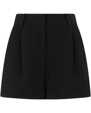 Moschino Klassieke Shorts Met Hoge Taille - Zwart
