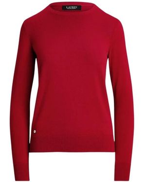 Ralph Lauren Round-Neck Knitwear - Rojo