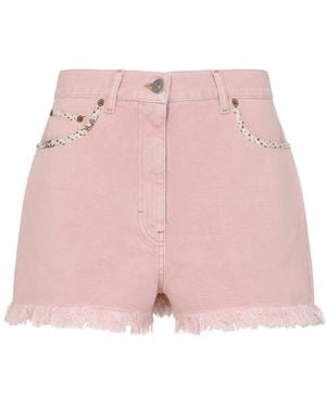 Valentino Denim Shorts - Pink