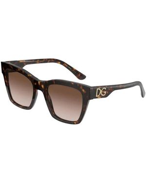 Dolce & Gabbana Authentieke Zonnebril Met Eersteklas Service - Bruin