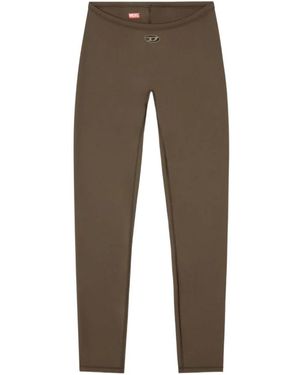 DIESEL Leggings - Marrone