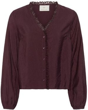 Kaffe Overhemden ,Paars ,Blouse