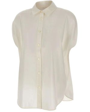 Woolrich Overhemden ,Wit ,Katoen Oversized Poplin Shirt