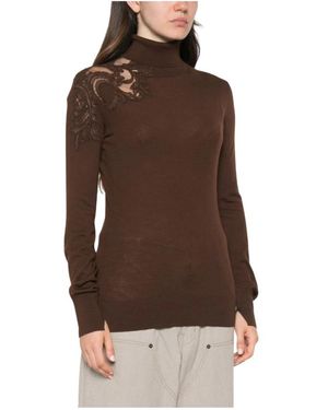 Ermanno Scervino Turtlenecks - Marrón