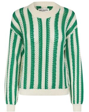 Lolly's Laundry Round-Neck Knitwear - Green