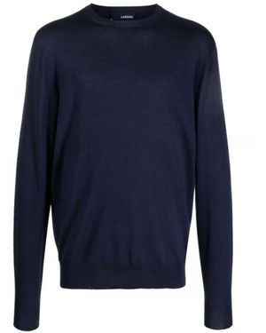 Lardini Round-Neck Knitwear - Blue
