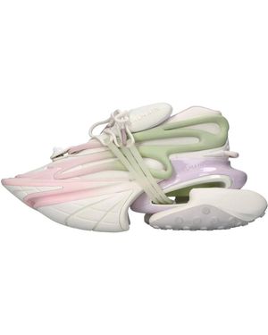 Balmain Schoenen ,Veelkleurig ,Leer Unicorn Sneakers - Meerkleurig
