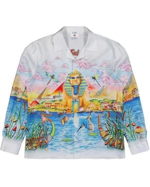 CASABLANCA Overhemden ,Veelkleurig ,Casual Shirts - Blauw