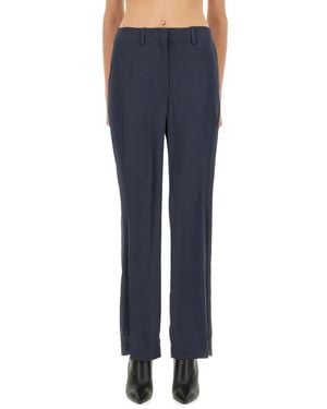 Theory Straight Trousers - Azul