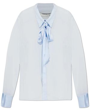 Gestuz Overhemden ,Blauw ,Polyester Gzchif Shirt