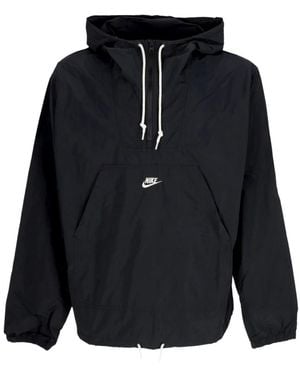 Nike Windjack Zwart/Wit - Blauw