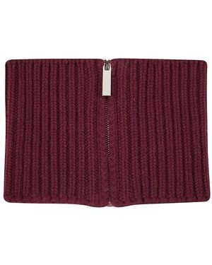 Sa Su Phi Gestrickter Cashmere-Kragen - Rot