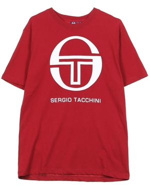 Sergio Tacchini Iberis Rood/Wit T-Shirt