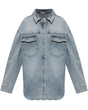 Gestuz Overhemden ,Blauw ,Denim Gznoma Denim Shirt