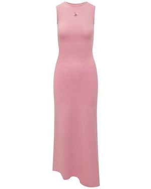 Marine Serre Midi Dresses - Pink