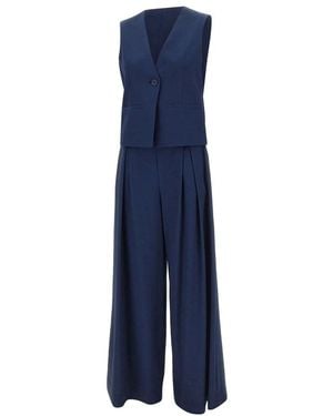 Kaos Jumpsuits & Playsuits ,Blauw ,Katoen Jurken Blauw