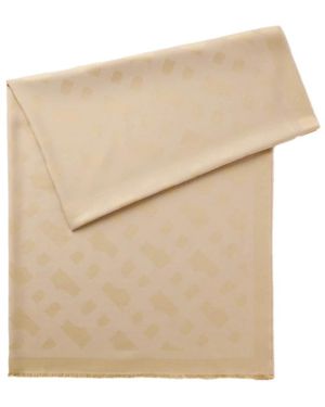 BOSS Accessoires ,Wol Monyque Sjaal - Naturel