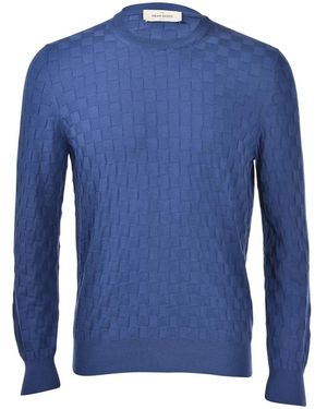 Gran Sasso Round-Neck Knitwear - Blue