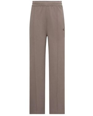 Calvin Klein Broeken ,Bruin ,Katoen Monogram Trackpant - Grijs