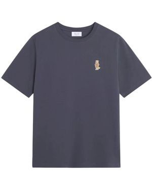 Maison Kitsuné T-Shirts - Blue