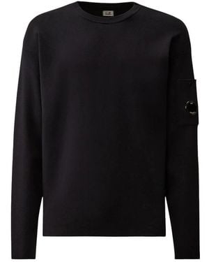 C.P. Company Round-Neck Knitwear - Black