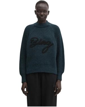 Anine Bing Truien & Vesten ,Groen ,Wol Kendrick Sweater - Blauw