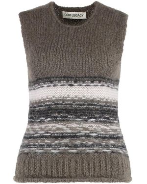 Our Legacy Round-Neck Knitwear - Gris