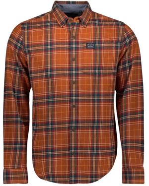 Superdry Casual Shirts - Marrone