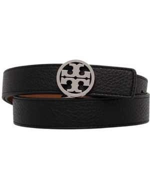 Tory Burch 1" Miller Omkeerbare Riem - Zwart